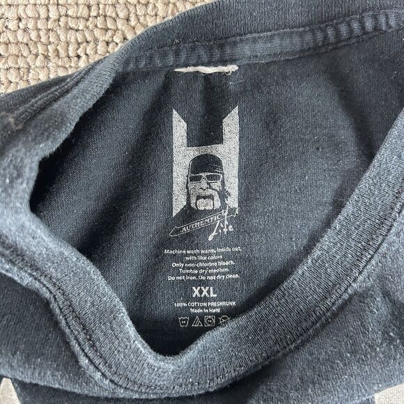Vintage Hulk Hogan Authentic 4 Life Graphic Shirt Men’s XXL WWF TNA Impact - Picture 5 of 8